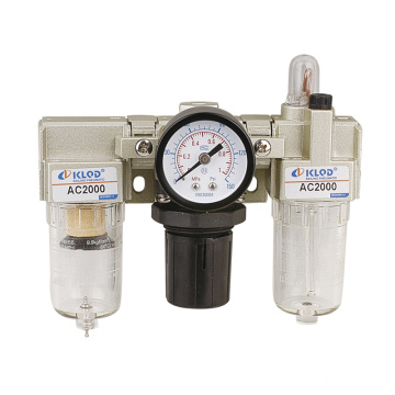 Unidade de tratamento de fonte de ar combina FRL de filtro de ar AC2000 FRL